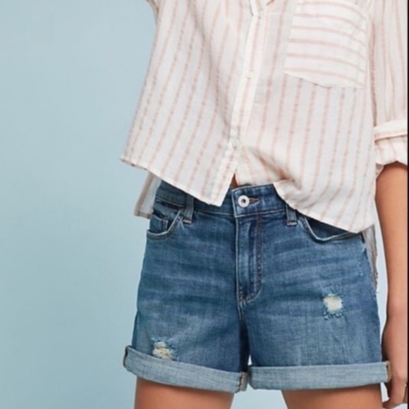 Anthropologie Pilcro and the Letterpress Slim Boyfriend Shorts - Picture 1 of 10